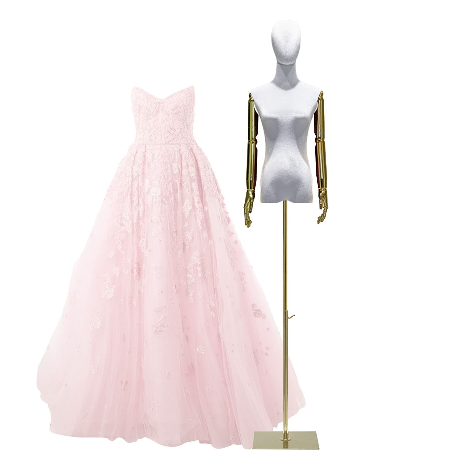 Amazon.co.jp: 女性用ドレスフォーム 女性用マネキン トルソー ドレス
