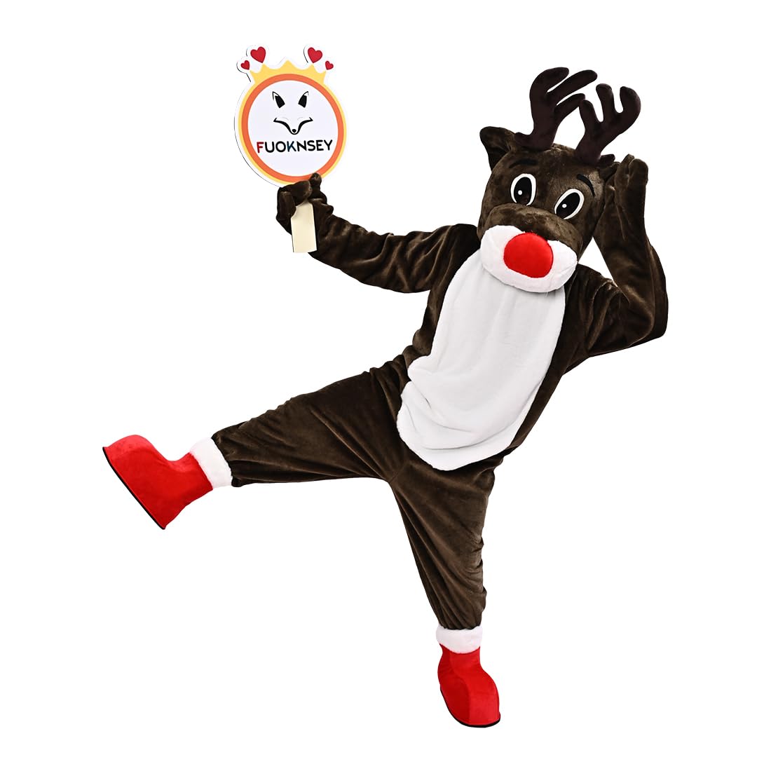 Rock Star Rooster Suit Animal Mascot Costume Party Carnival Costumes With Fan Inside the Head