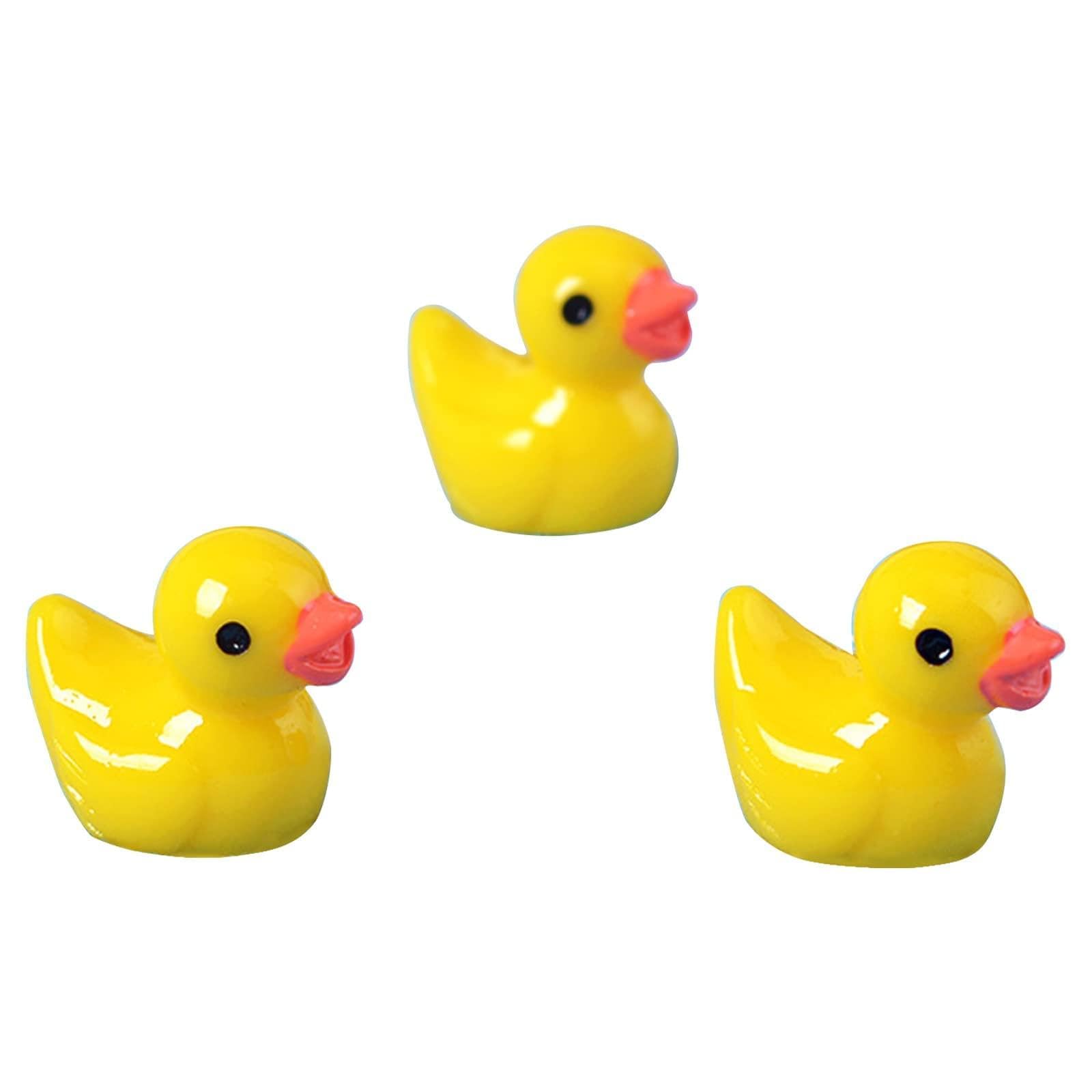 sodeber 50pcs Resin Miniature Figurines Ornaments Animal Fairys Tiny Animals Garden Landscape Supplies Ducks Ducks Bulk