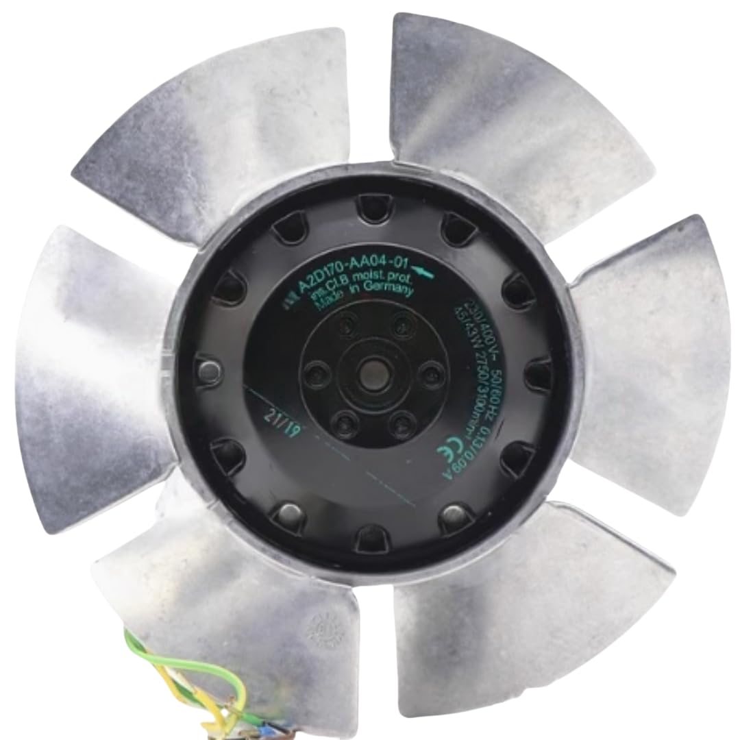 GJEXXPTST A2D170-AA04-02 230/400V 0.13/0.09A 45/43W 2750/3100RPM Cooling Fan 170mm