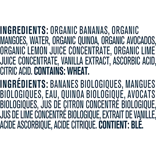 GERBER Organic Baby Purée, Banana Mango Avocado Vanilla Quinoa, Baby Food, Case of 12, 1 L - Image 4