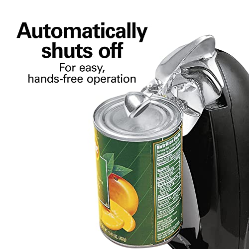 Hamilton Beach Electric Automatic Can Opener With Auto Shutoff, Knife Sharpener, Cord Storage, And Surecut Patented Technology, Extra Tall, Black #TOP4