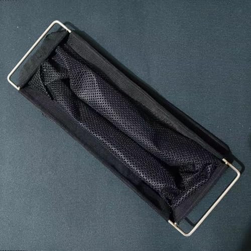 Panier de rangement pliable léger en maille ajourée transparente - 8