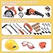 Kids Tool Set-Zealous Pretend Construction Toy with Kids Tool Belt, Toddler Tool Set with Angle Grinder Toys & Circular Saw, Child Play Tool Set for Boys Girls Ages 3,4,5,6,7 Years Old