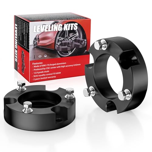 PROEZE 2.5' Leveling Lift Kits for 2005-2023 Tacoma 2WD 4WD, 2003-2023 4Runner 2WD 4WD and 07-15 FJ Cruiser 2WD 4WD, 2.5 inch Forged Front Strut Spacers Leveling Kits