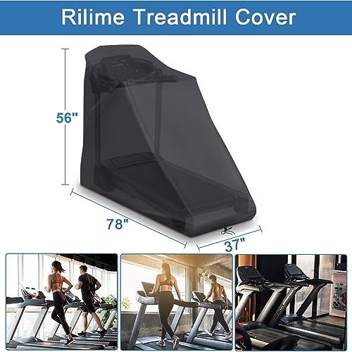 Image of Treadmill Cover, Waterproof Outdoor Treadmill Covers with Drawstring