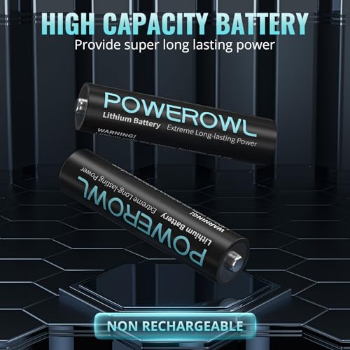 Powerowl Lithium Batteries Aaa High Capacity Long Lasting thumb #1