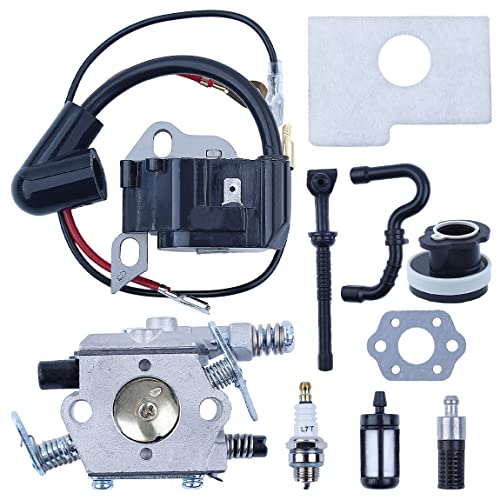 Zkqlzoqi Carburetor Ignition Coil Kit Fit For Stihl Ms180 Ms170 017 018 For Chainsaws 11301200601 , Carburetor , Ignition Coil , Spark Plug , Air Filter , Oil Line , Oil Filter , Fuel Line #TOP2