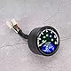 Aramox Motorrad Tachometer, Digitales Multifunktionsdisplay, Wasserdicht, Vibrationsfrei, ABS-Material, 12VDC, Schwarz