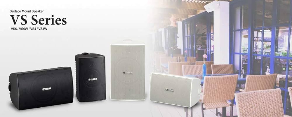 Yamaha All-Weather Speakers with Mounting Hardware for Small