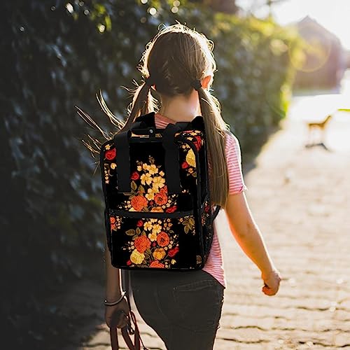 Sac à fleurs multicolore avec bretelles ajustables