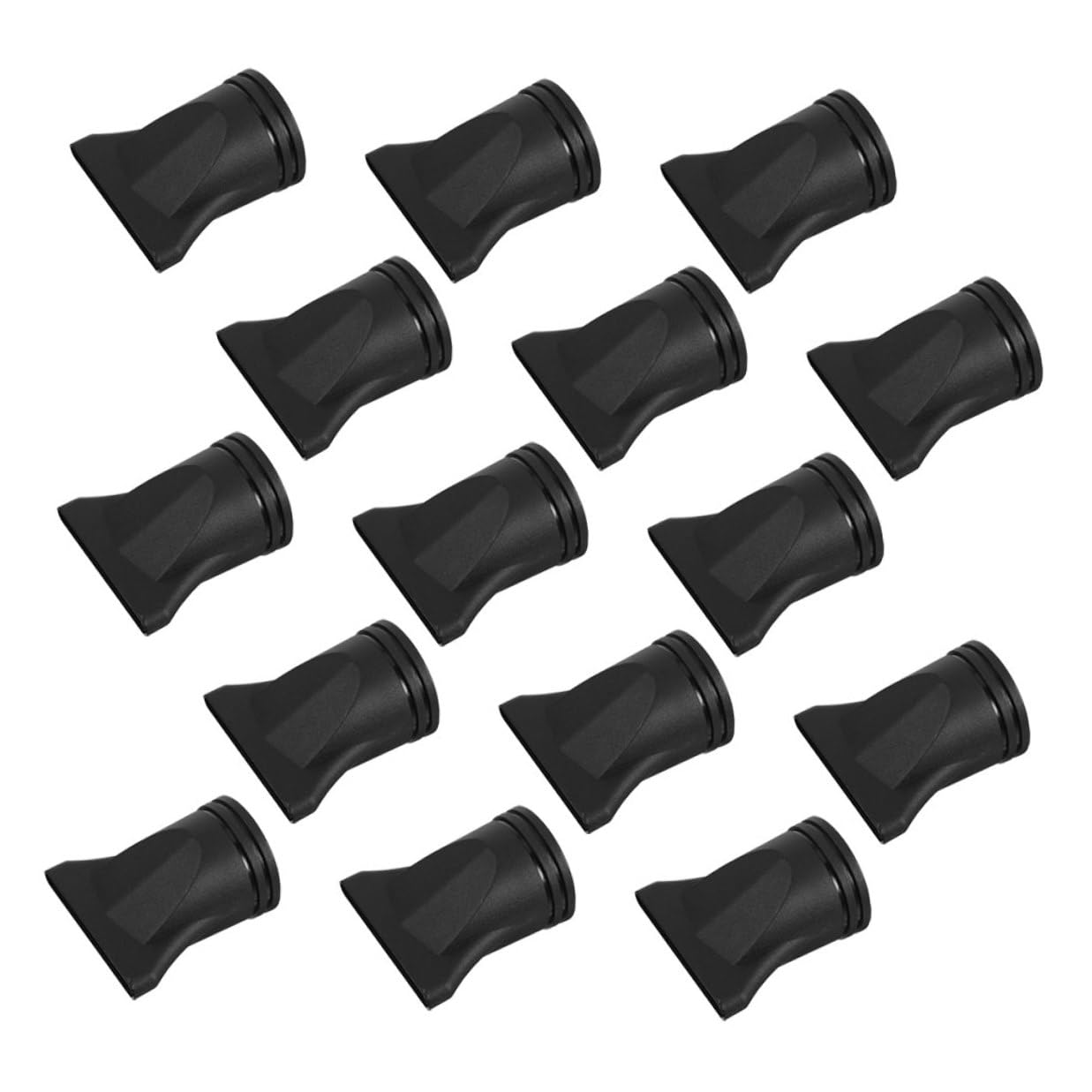Ciieeo 15pcs Universal Hair Dryer Nozzle Replacement Narrow Concentrator Attachments Black Blow Dryer Styling Tool for Professional Salon and Home Use