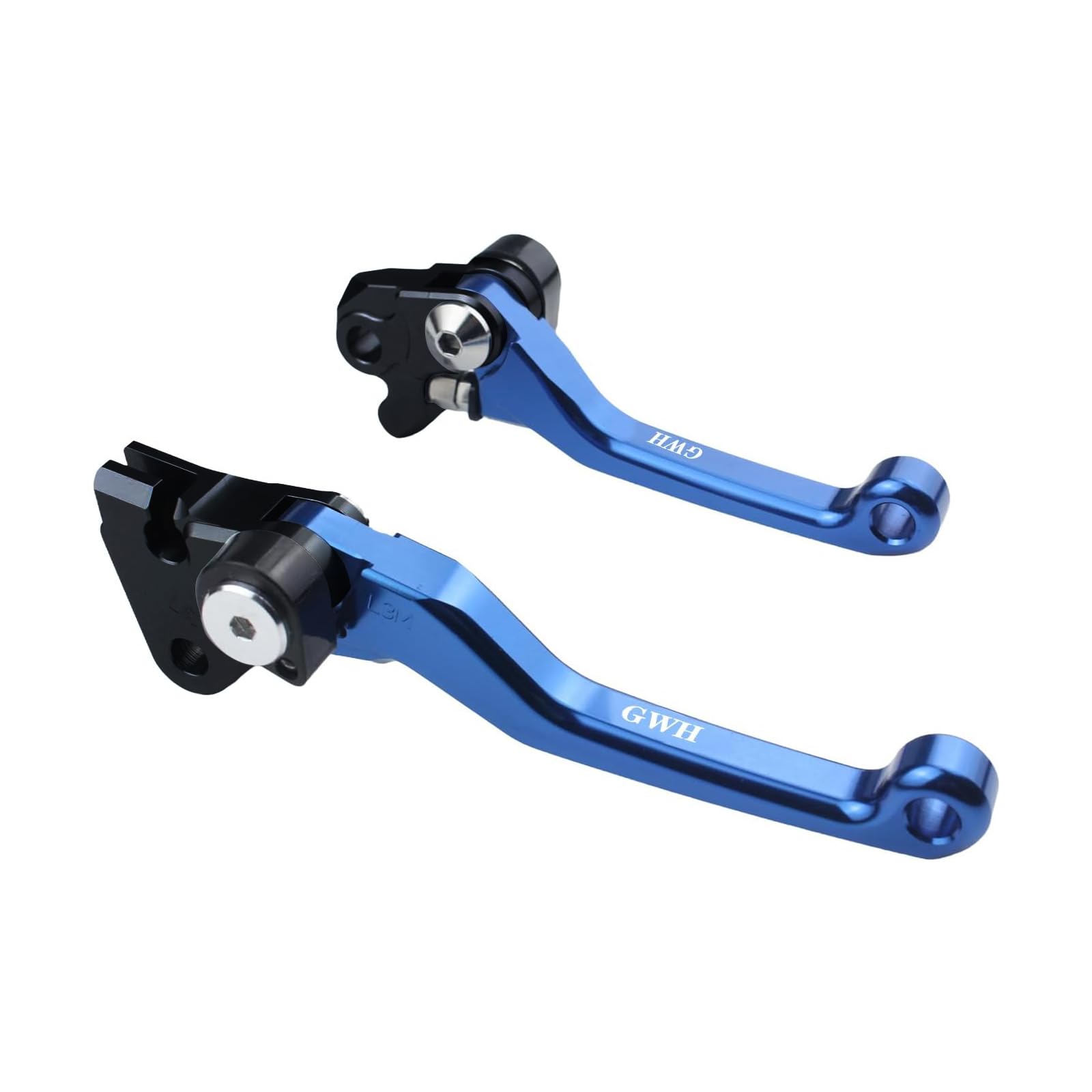 GWH CNC Motorcycle Foldable Brake Clutch Lever Handle for YZ125 YZ250 01-07 YZ250F 01-06 YZ426F YZ450F 01-07 RMZ250 05-06 KX125 06-08 KX250 05-08 KX250F 05-12 KX450F 06-12 Dirt Pit Bike