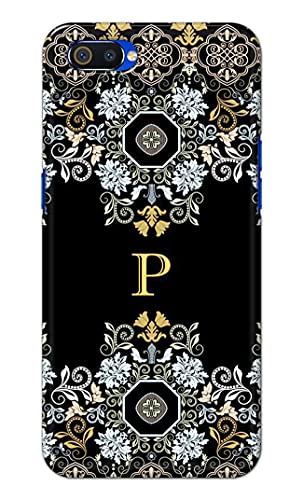 Image of Printed Hard Back Cover Case for Realme C2 | Oppo A1K Back Cover (Alphabet P) -1803