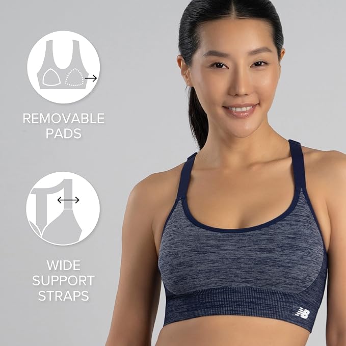 Image of New Balance Women's New Balance Seamless Sports Bra