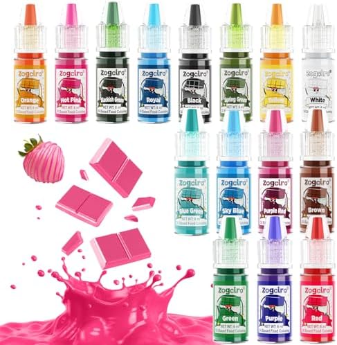 Amazon.com : Oil Based Food Coloring for Chocolate - 15 Vibrant Colors