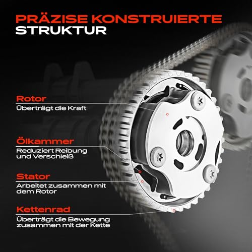 Frankberg Nockenwellenversteller Auslassseite für 1er F20 F21 3er F30 F31 F35 F80 M-i-n-i R55 R56 R57 R58 R59 R60 R61 1.4L 1.6L Benzin 2006-2021 11367536085