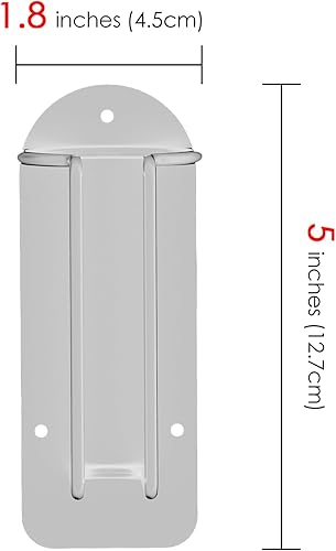 Miniatura 3 de Paquete de 2 soportes para rizador montado en la pared, organizador de herramientas de peinado para el cabello, soporte para herramientas para el