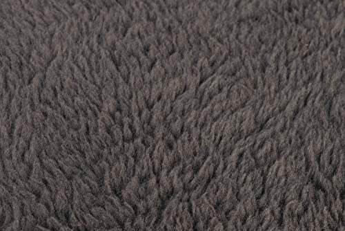 Beeztees Minus One Hund, Liegekissen, Hundebett, Dunkelgrau, 100x70x15 cm