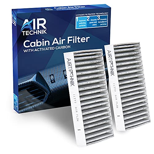 AirTechnik CF11777 Cabin Air Filter w/Activated Carbon | Fits Jeep Wrangler 2011-2017, Wrangler JK 2018-55111302AA