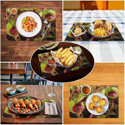 Set de table carnivores résistant à la chaleur lot de 6 design