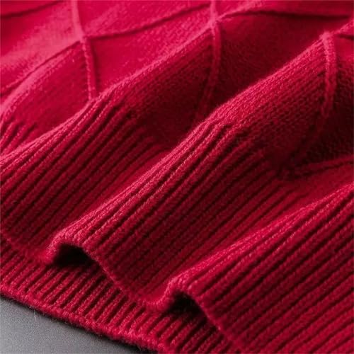 UIOKLMJH Men's Soft Comfortable V-Neck Pullover Waistcoat Solid Color Slim Fit Sweater Vest4