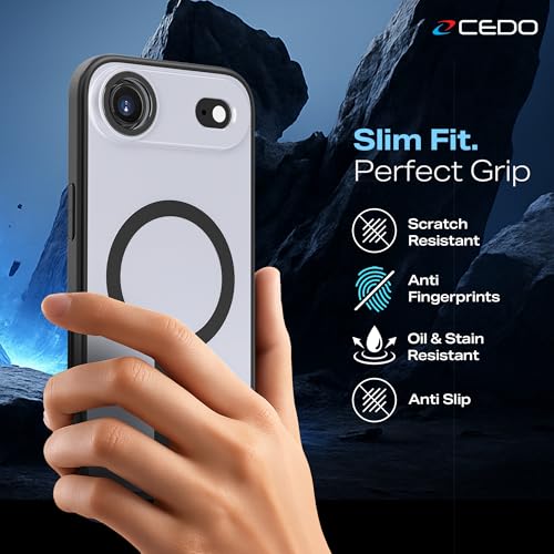 CEDO Magnetic Kickstand Case for iPhone 17 Air, MagSafe Compatible Black by CEDO - Used condition - Image 7