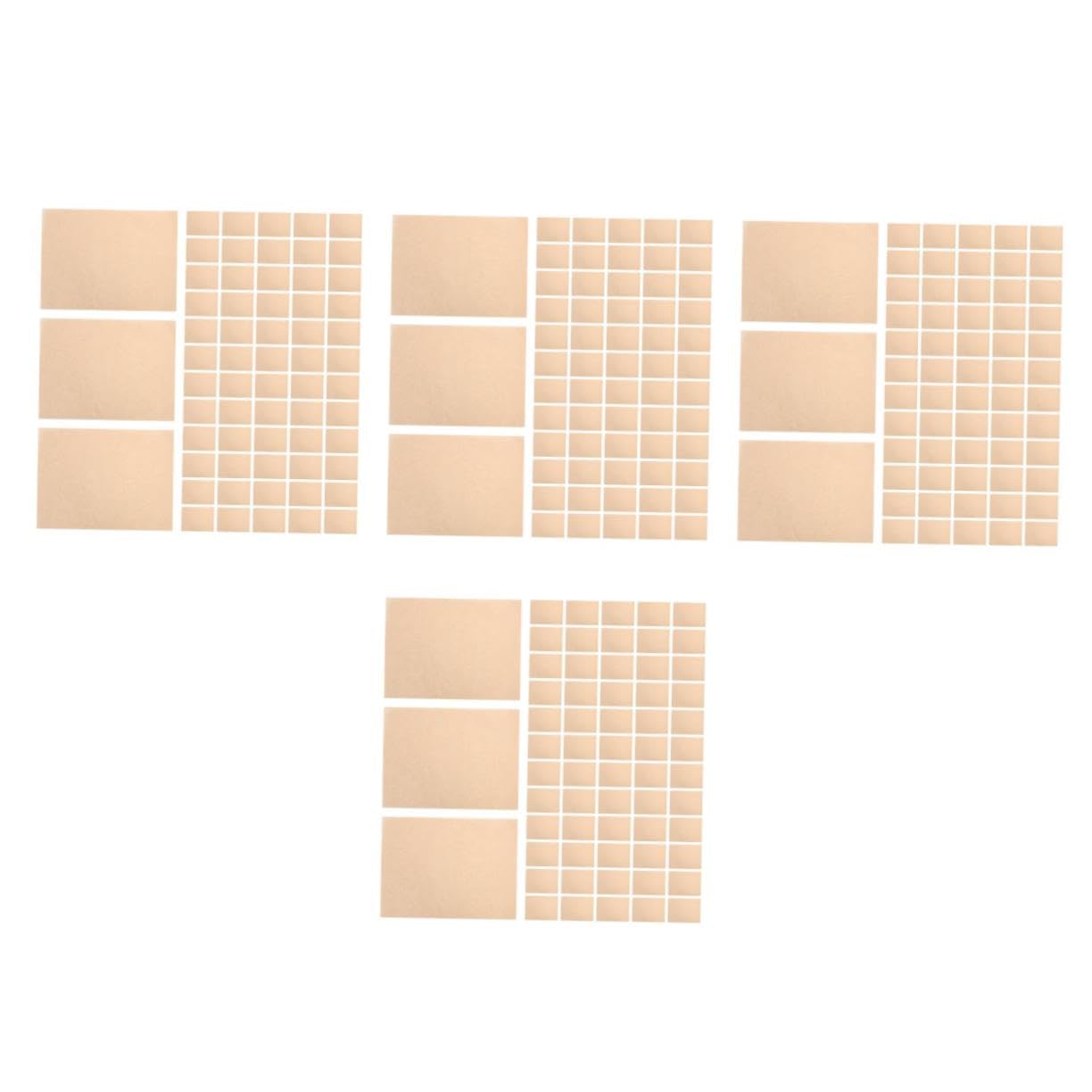 Papier cuisson prédécoupé PRETYZOOM non blanchi 400 pièces pour four