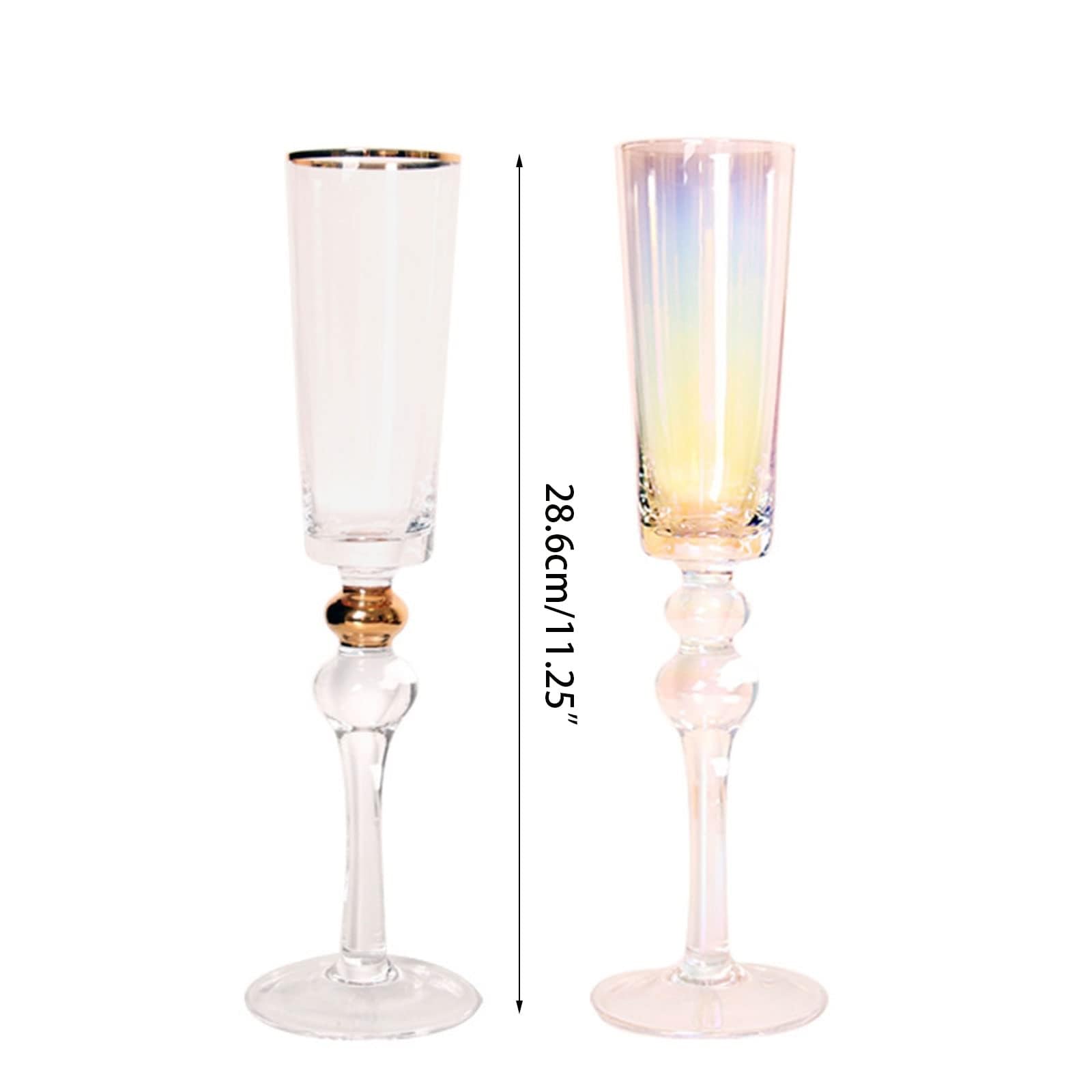 Champagnergläser, Cocktailflöten, Weingläser-Set for Hochzeit, Party, Cocktailfeier, Geschenk