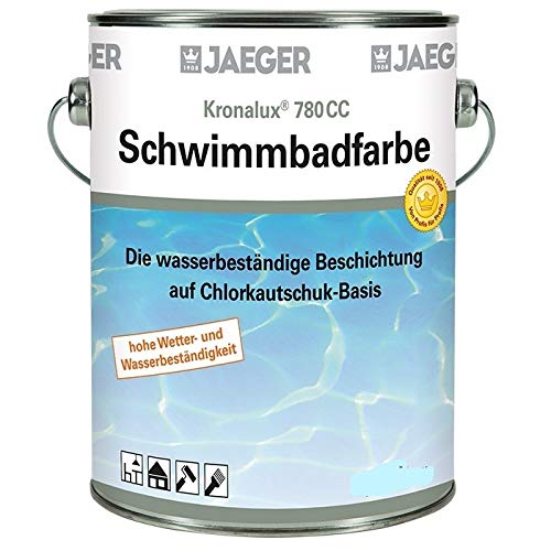 Jaeger Kronalux Schwimmbadfarbe Poolfarbe SEEGRUEN 750 ml