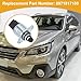 Partuto Car Idle Air Control Valve for Subaru Outback 2000-2004 Replace No.8971817180 IACV Idle Motor Idle Air Control Valve for Stable Engine Operation
