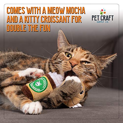 Pet Craft Supply Silly Snacks And Funny Food Crinkle Cuddling Catnip And Silvervine Interactive Cat Toys - Great For Indoor Cats And Kittens, Medium Breeds #TOP3