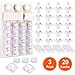 Baby Proofing Magnetic Child Safety Locks for Cabinet Cupboard Drawer Doors 20 Locks 3 Keys