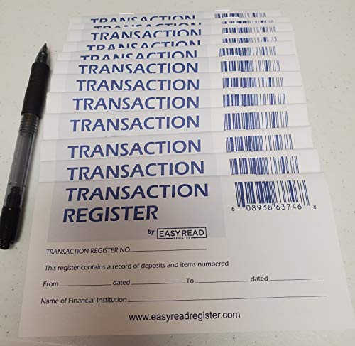 5 Pack Checkbook Registers With 2023/2024/2025 Calendars #TOP3