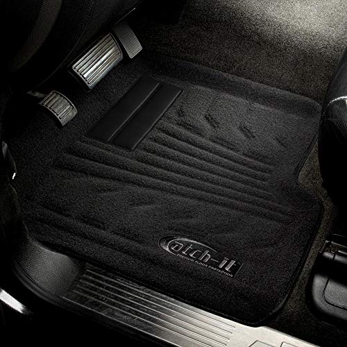 Lund 583111-B Catch-It Black Front Carpet Floor Mat, (Set of 2)