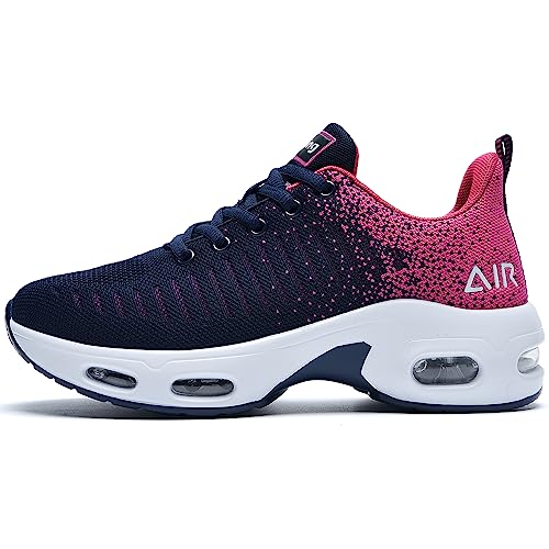 Women Running Sneakers Lightweight Walking Athletic Gym Sports Te...