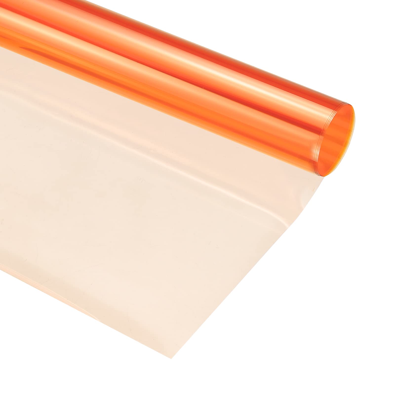 MECCANIXITY Lighting Gel Filter 15.7x19.7 Inch Orange 85B Color Correction Sheet for Photo Studio Red Head Light, Pack of 2