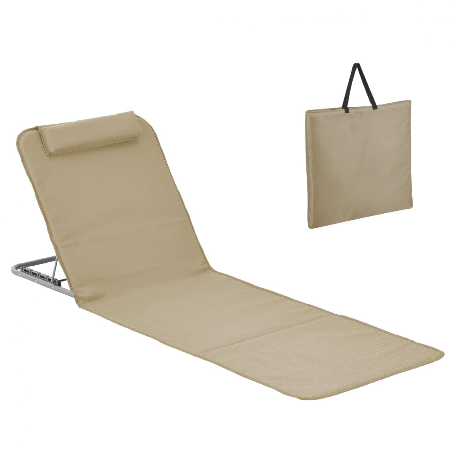 Linxor - Matelas, transat, Tapis de Plage avec Dossier inclinable et Sac de Transport - Plusieurs Coloris Disponibles