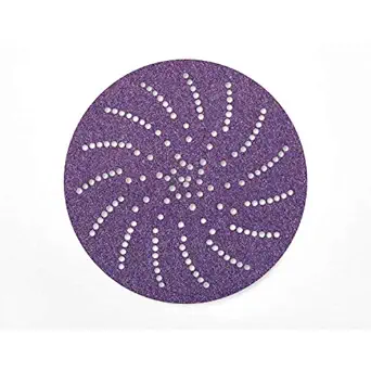 3M Cubitron II Hookit Clean Sanding Paper Disc 732U - 80+ Grit Vacuum Sanding Disc - C-Weight Backing, Hook and Loop Attachment - 5