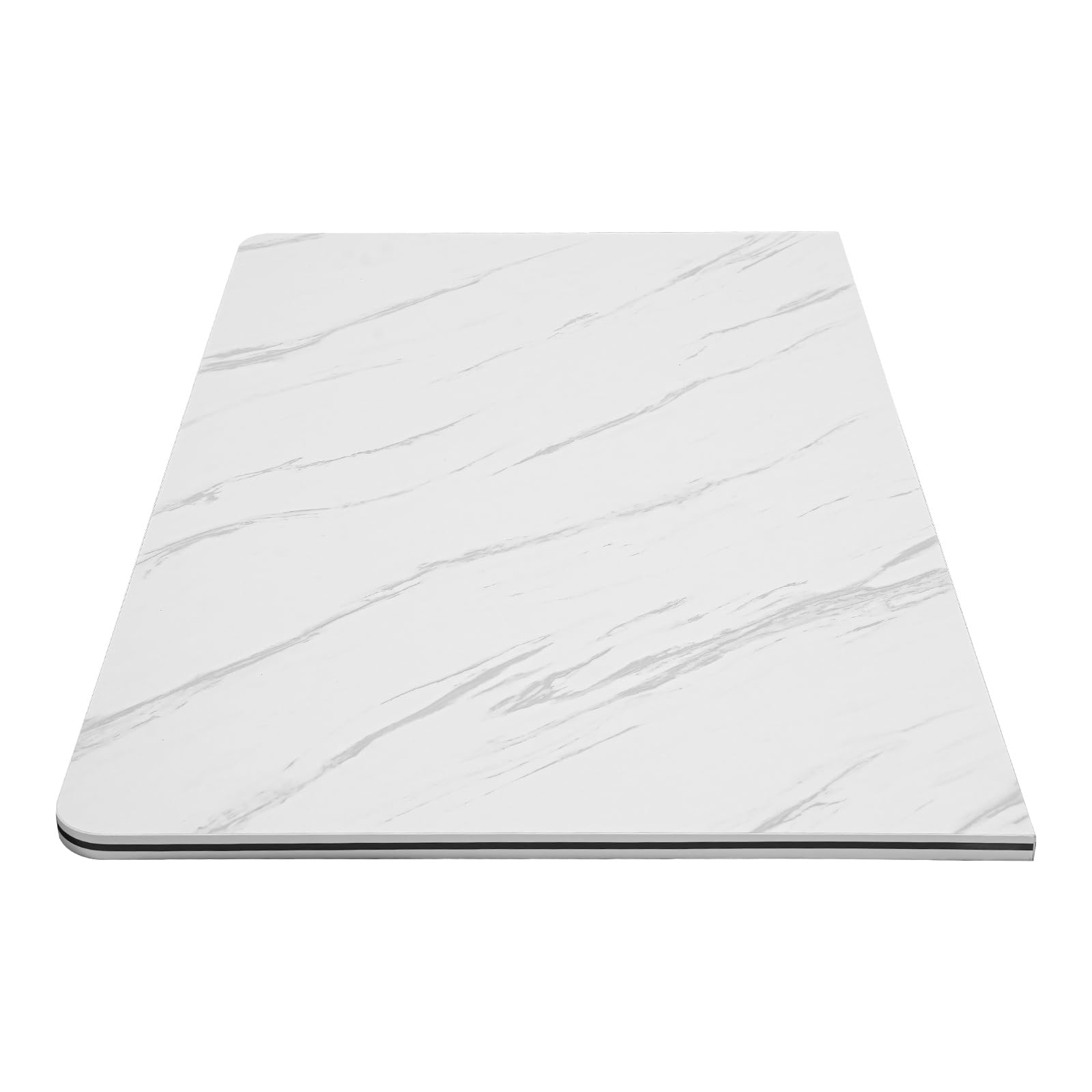Escritorio de pared, mesa plegable, 90 x 50 cm, mesa de comedor, mesa de oficina, mesa plegable montada en la pared, de MDF y pinzas metálicas, máx. 30 kg (blanco)