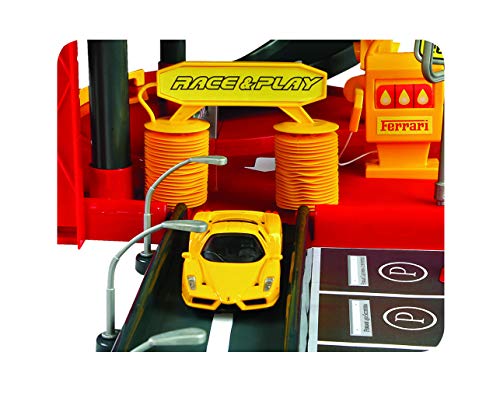Bburago 15631204 - Bburago Ferrari Parking Garage inklusive 2 Autos, 1:43