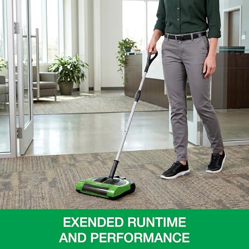 Image of Bissell Commercial BG9100NM Rechargeable Cordless Sweeper,Green