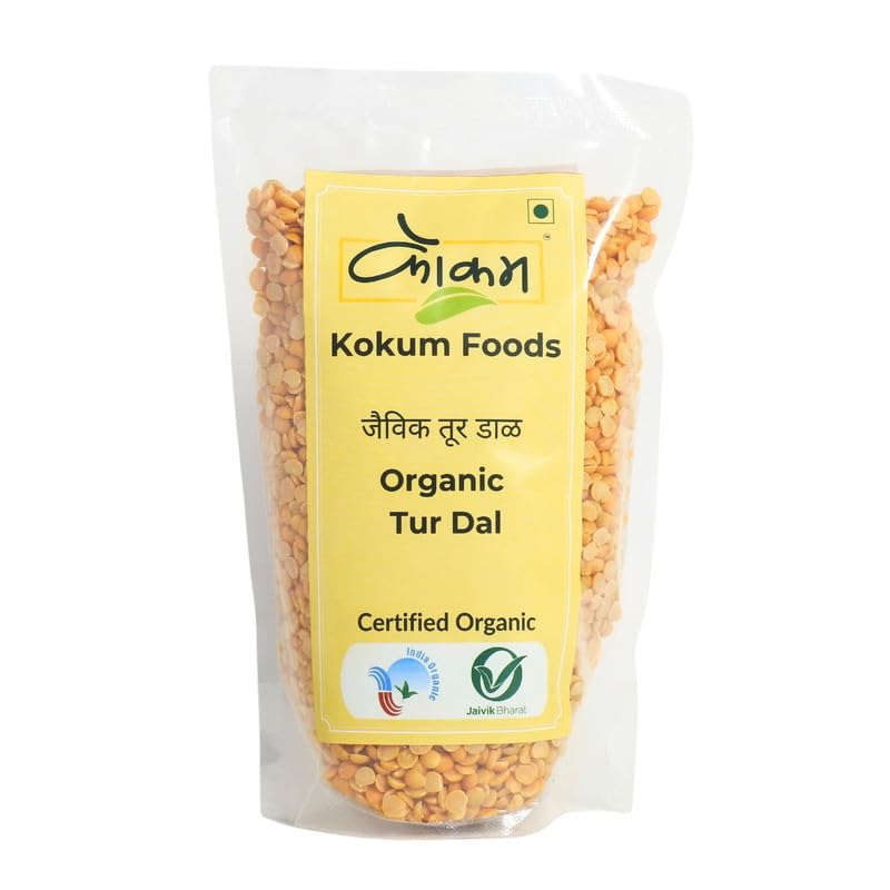 Kokum Organic Toor Dal 500 g | Certified Organic | Pigeon Pea Lentils-image-42