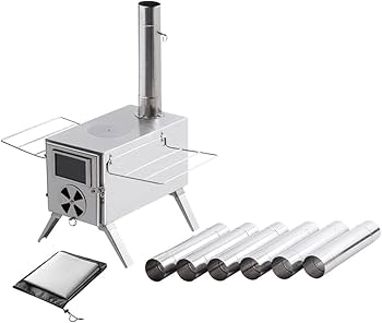 Amazon | TOMOUNT 薪ストーブ 断熱マット付き ウッドストーブ