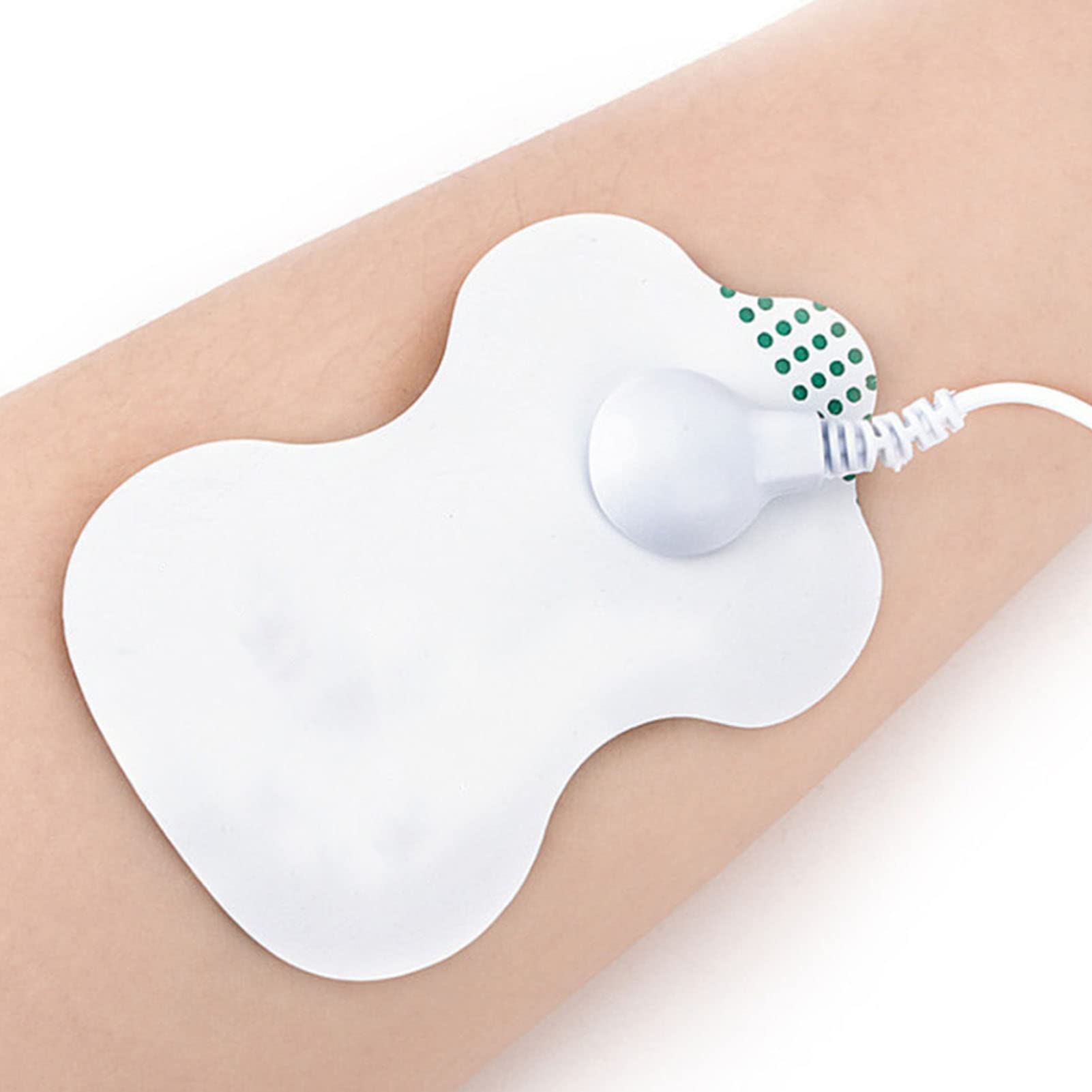TENS Lot de 50 électrodes réutilisables, pour électrodes thérapeutiques, pour instrument de massage, physiothérapie, masseur corporel