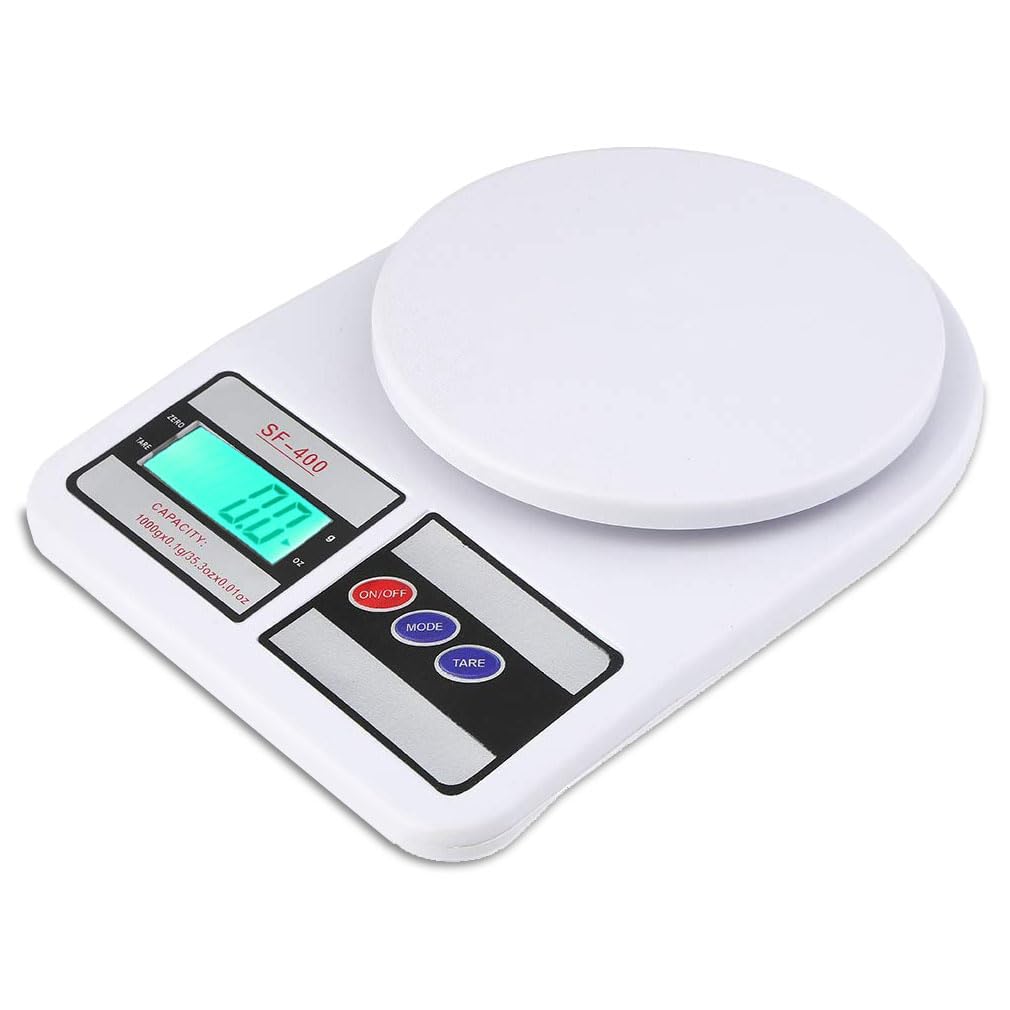 Geek Lab Kitchen Weighing Scale 1g to 10 Kg Displays Units in Grams & OZ. Backlit display with tare function.-image-17