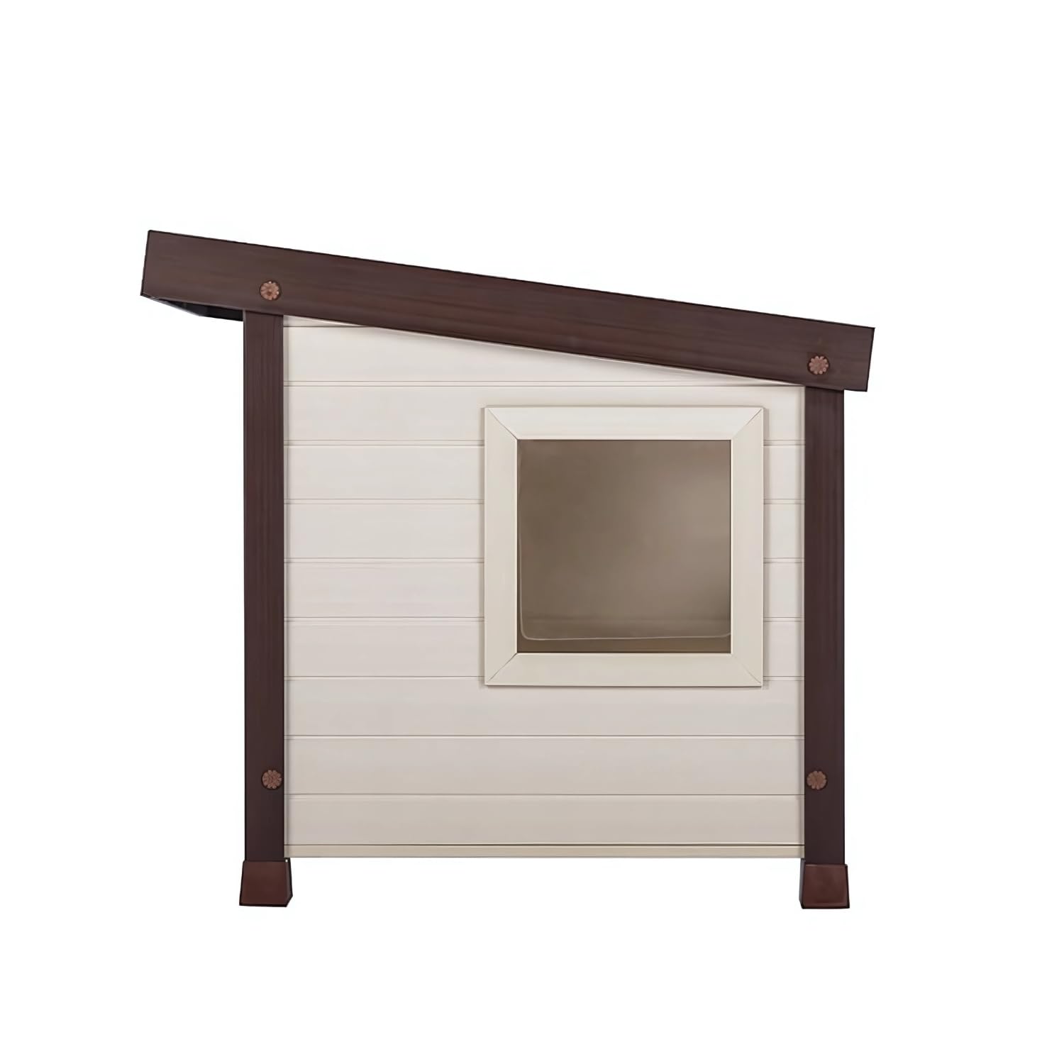 Casa para Gatos Noa - Caseta de Interior/Exterior - Fabricado en ECOFLEX - Refugio para felinos con gatera