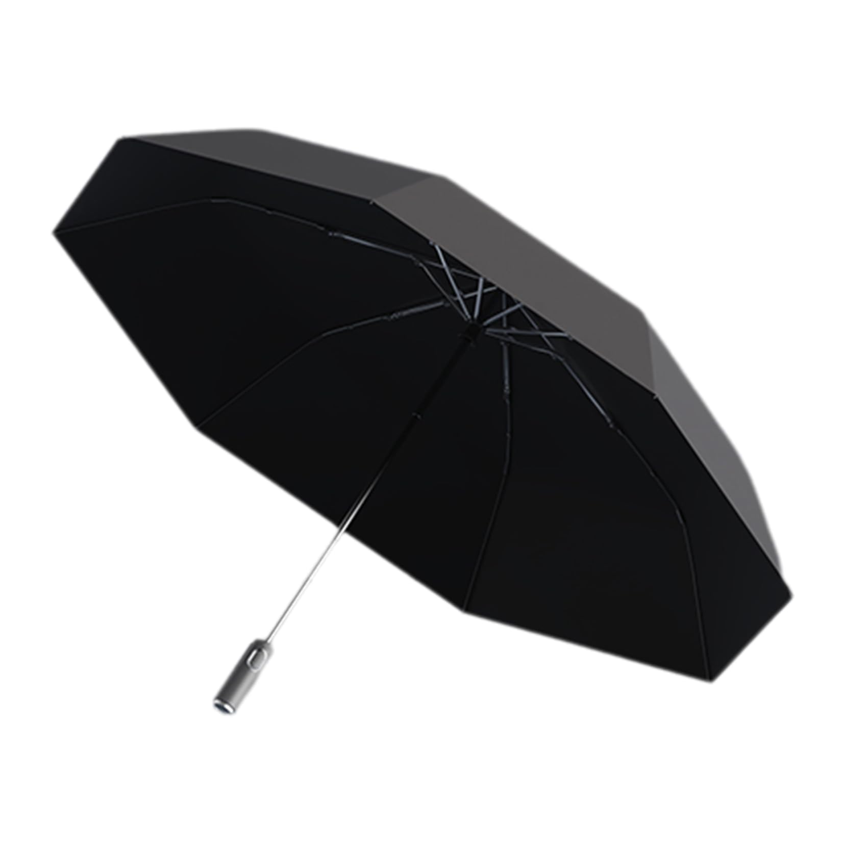 Parapluie de voyage compact 41.7/45.6 pouces - Ouverture/fermeture automatique anti-vent, petit parapluie pliant pour la pluie, léger et durable avec cadre en fibre de verre