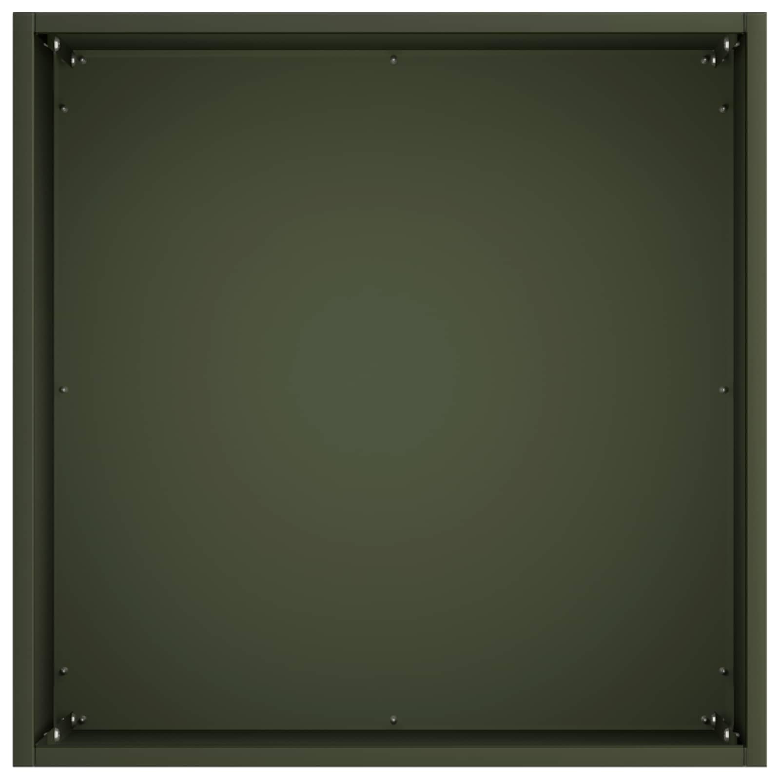 vidaXL Doniczka ogrodowa 2 szt. Oliwkowy zielony 45 x 45 x 45 cm, Nowoczesny doniczkowy ogród i tarasowy, prostokątny, odporny na warunki, idealny na kwiaty i rośliny