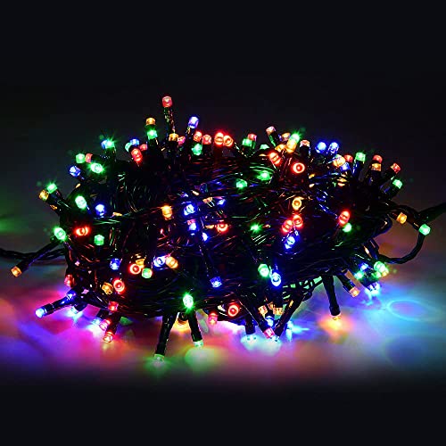 Image of MoonlitDreams LED String Lights, 24 Multicolor Pixel Fairy Lights with Flexible Copper Wire, Bright Decorative Lights for Diwali, Home, Wedding & Party Decoration, Pack of 1